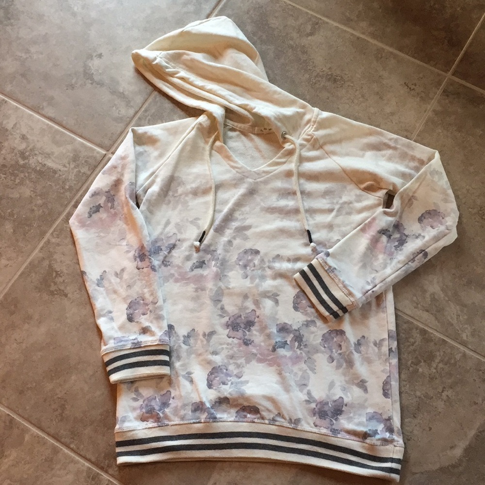 Maurices floral hoodie